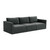 Willow Velvet Modular Sofa (Charcoal)