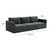 Willow Velvet Modular Sofa (Charcoal)