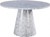 Earhart Dining Table (White Faux Marble) 48"