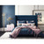 Koah Navy Velvet Bed (Queen)