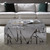 Chunk Square Silver Coffee Table