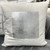 Verona Decorative Pillow (White & Silver)