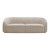 Yara Pleated Velvet Sofa (Beige)