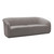 Yara Pleated Velvet Sofa (Grey)