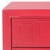 Euclid 3-Drawer Nightstand (Red)