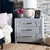 Euclid 3-Drawer Chest (Grey/Gold)