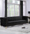 Mariah Velvet Sofa (Black)