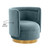 Upgrade your home with the Remy Swivel Accent Chair, featuring plush cushions and a swivel base.
