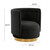Elevate your home ambiance with the Remy Swivel Accent Chair – a statement piece that combines aesthetics and comfort.
