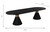 Chelsea Black Rope Oval Dining Table (Black)