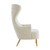 India Wingback Accent Chair (Cream)