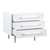 Trident Nightstand (White, Grey or Black)