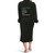 Cozy French Luxe Plush Robe (Black)