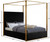 Jones Velvet Bed (Black, Cream or Grey)