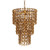 Nirsa 3-Tier Chandelier (Brass)