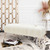 Jessica Velvet Bench (Cream)