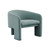 Marla Velvet Accent Chair (Sea Blue)