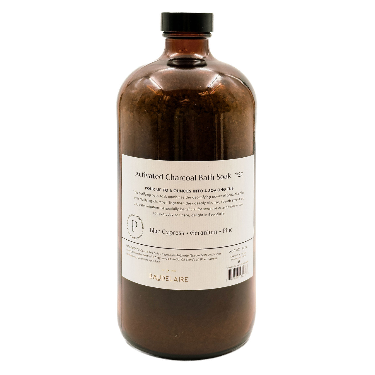 Purifying Charcoal Bath Soak | Natural Remedies | Baudelaire