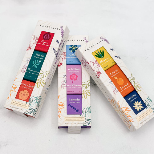 French Guest Soap Gift Sleeve - Customizable