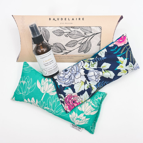 Weighted Eye Pillow with Lavender Meadow Mist - Customizable