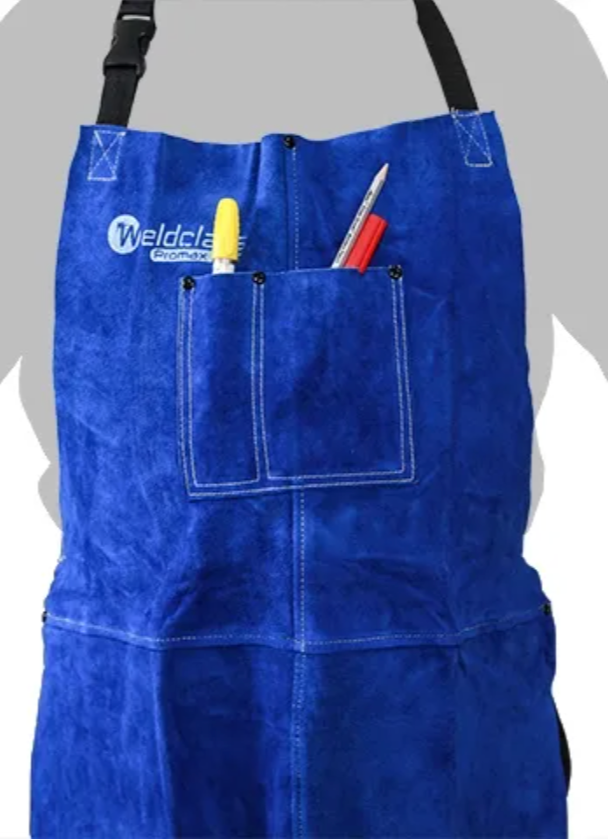 Promax Blue Leather Apron