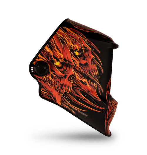 Unimig Professional Series Welding Helmet - Demon Unimig Professional Series Welding Helmet - Demon