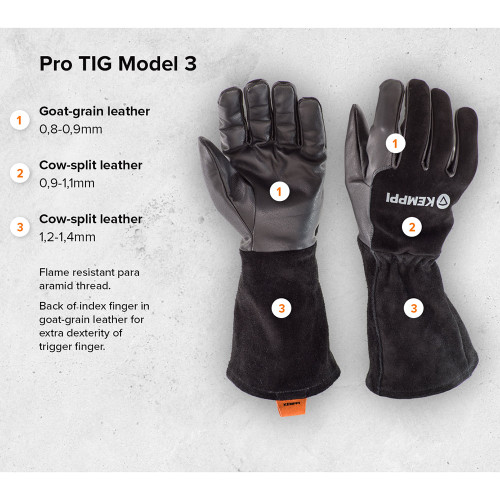 Kemppi Pro TIG Welding Glove Model 3