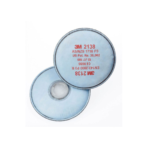 3M 2138 Filter Disc Particulate GP2/GP3 OV/AG 2000 2Pk