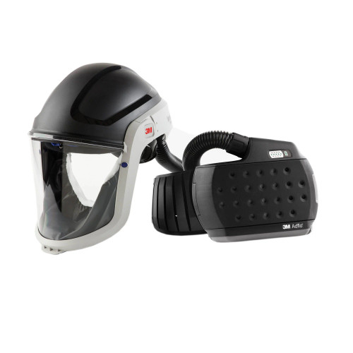 3M™ M-Series Face Shield & Safety Helmet M-307 with Adflo PAPR Respirator
