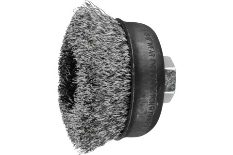 Pferd 75mm Crimped Cup Brush Inox Wire