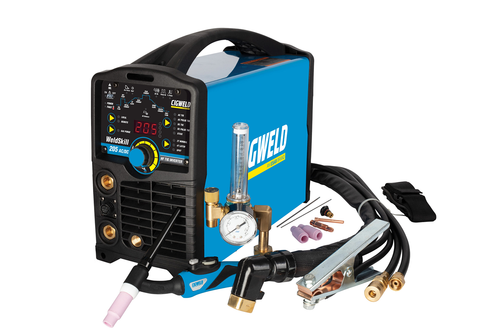 Cigweld WeldSkill 205 AC/DC TIG Welder suitable for all metals including Aluminium – 240V 15A