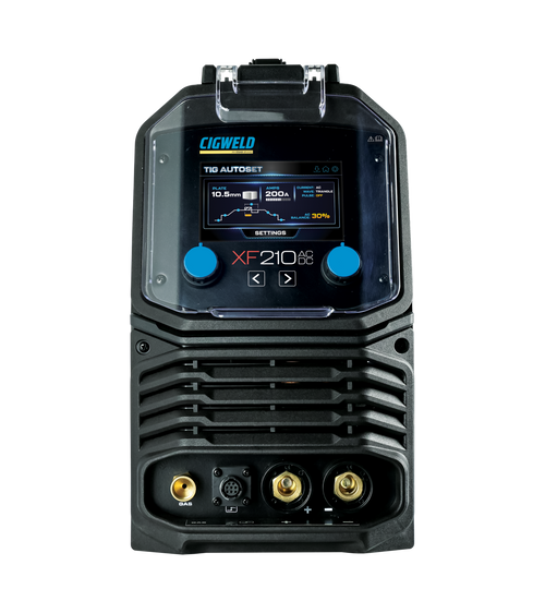 BlueCigweld Venom XF210 AC/DC Precision TIG Welding with Advanced Control