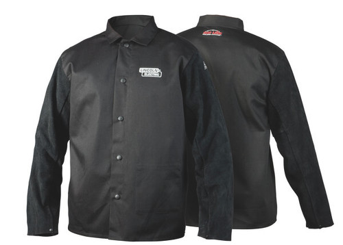 Lincoln Electric Traditional Split Leather-Sleeved Jacket
