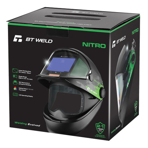 BT Weld Vista Flip NITRO Electronic Welding Helmet