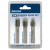 HOLEMAKER CARBIDE BURR SET, BLISTER PACK, 3PCE SB3, SC3, SF3,