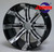 empest Machined/Black 14-inch Wheel and Tire Combo, providing superior performance and a sleek design for golf carts.