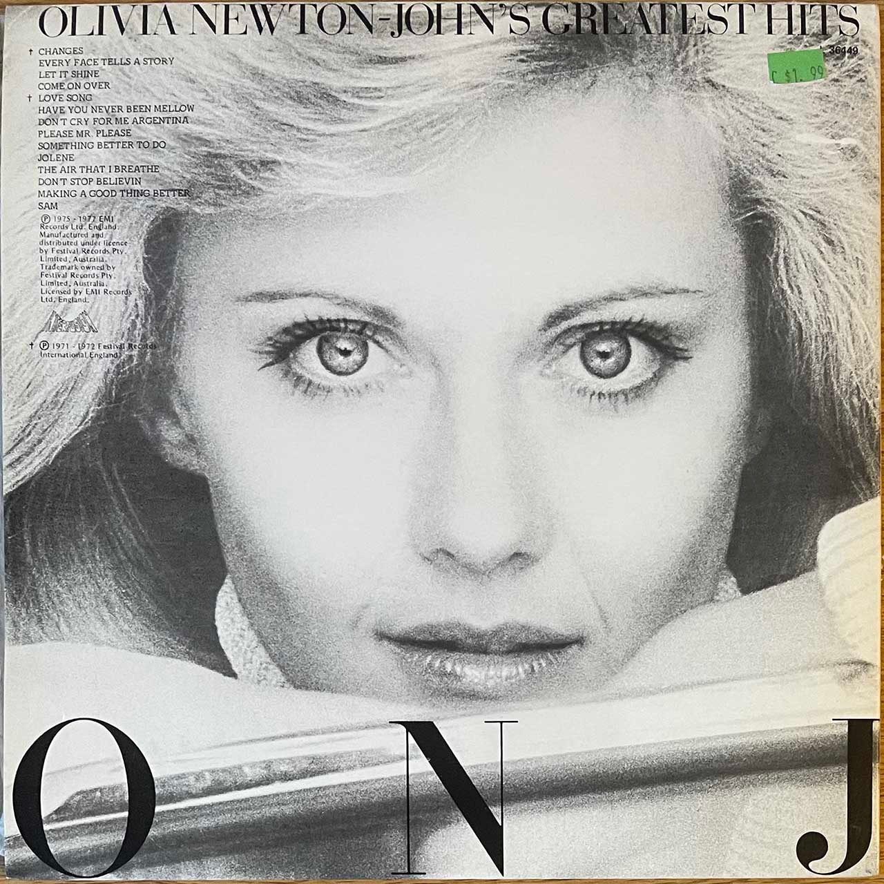 Olivia Newton-John - Olivia Newton-John's Greatest Hits Vol. 2 (LP
