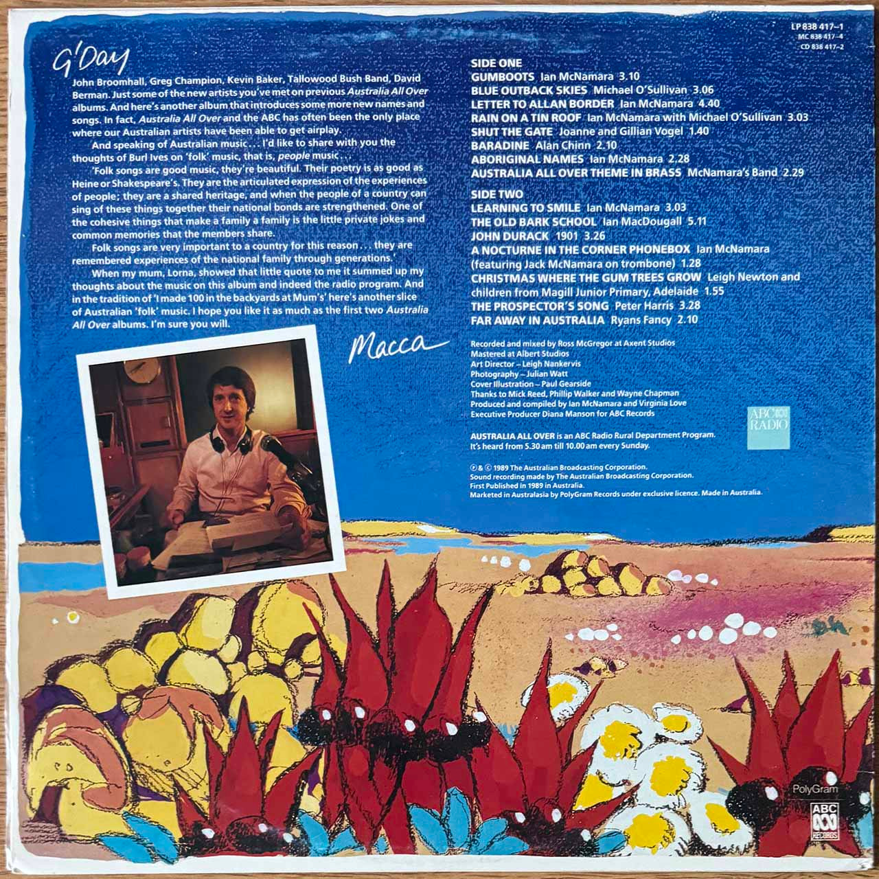 Ian McNamara - Australia All Over Volume Three (LP) - Second Hand Vinyl  Record