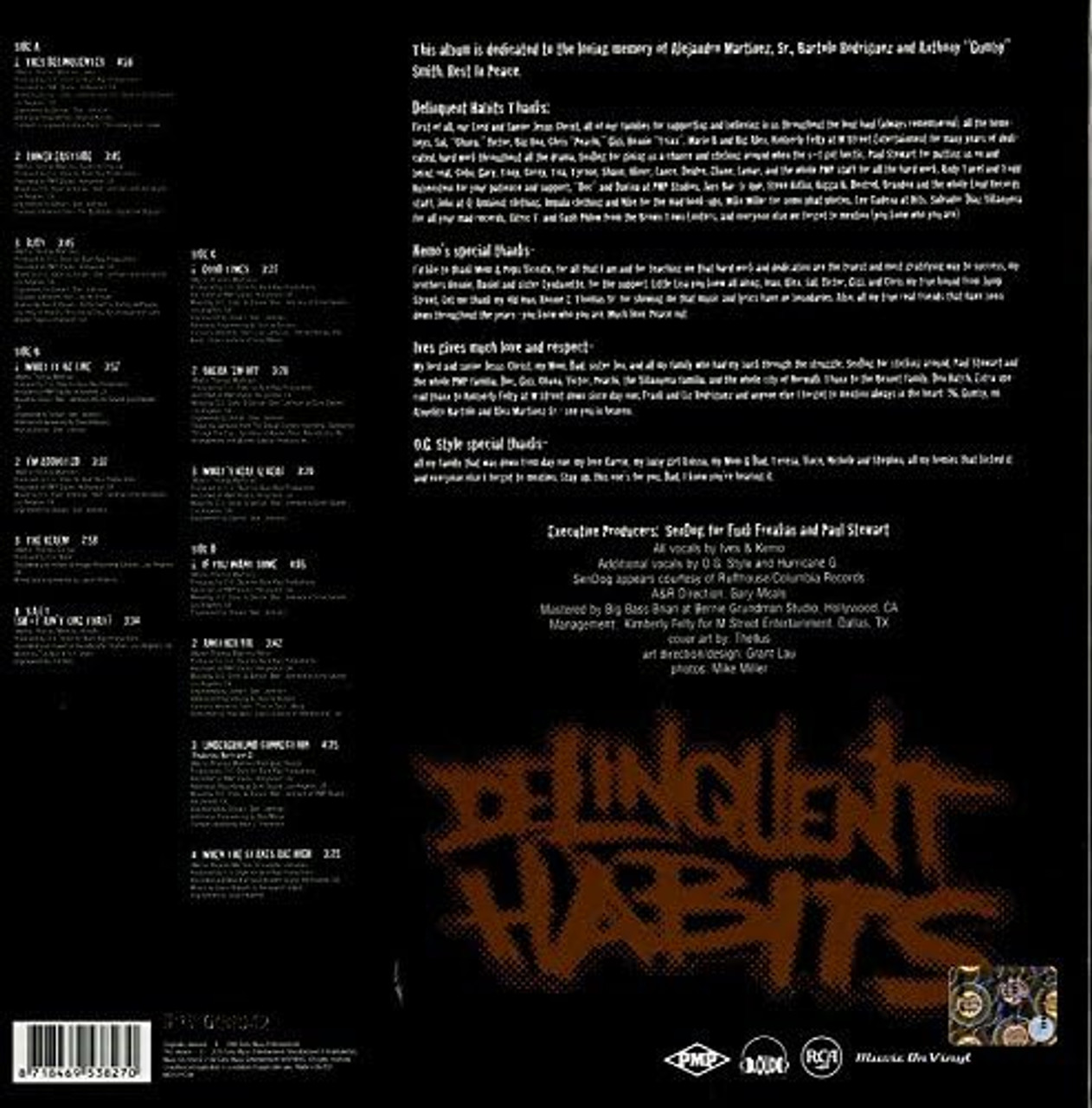 欧2LP Delinquent Habits Delinquent Habits MOVLP1338 RCA, Music On Vinyl, 未開封 /00520 Delinquent Habits - Delinquent Habits (2LP) Vinyl Record