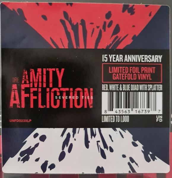 The Amity Affliction - Severed Ties (LP) - Red, White & Blue