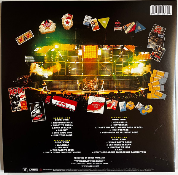AC⁄DC『LIVE WIRE』非公式ブートレグ2枚組LPレコード AC⁄DC