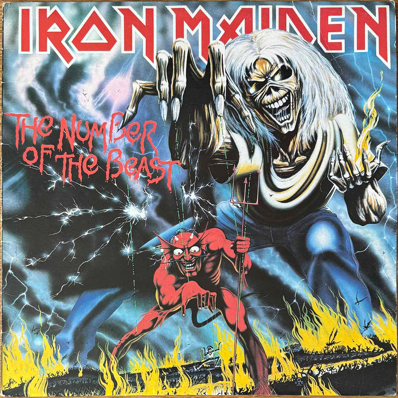 Iron Maiden - The Number Of The Beast (LP) - Second Hand Vinyl Record