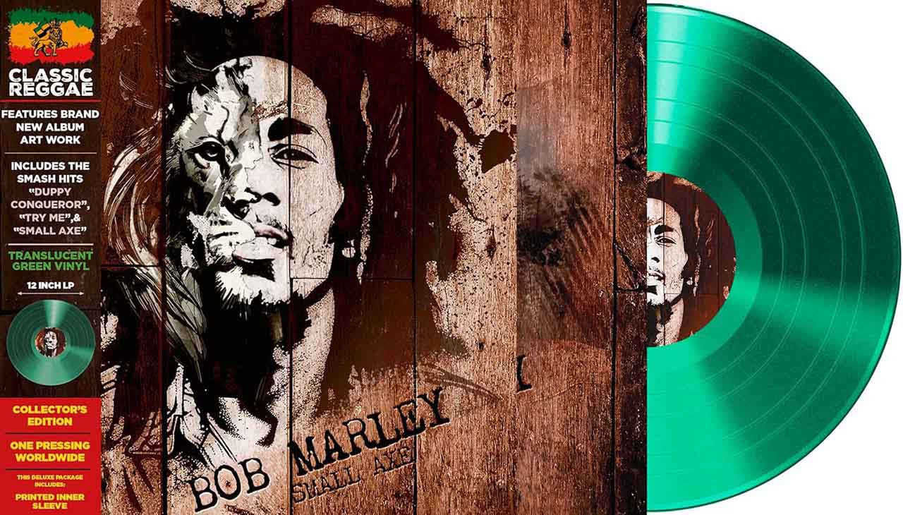 Bob Marley - Small Axe (LP) - Translucent Green Vinyl Record
