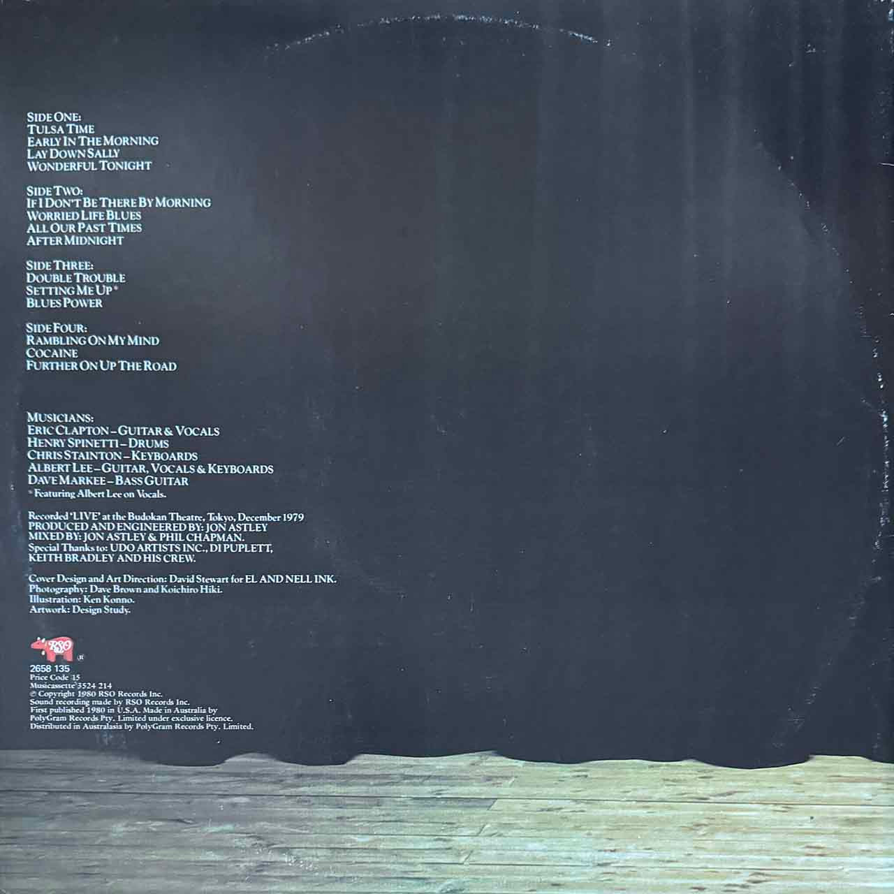 Eric Clapton - Just One Night (LP) - Second Hand Vinyl Record