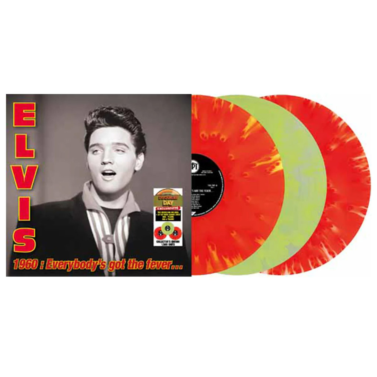 洋楽 ELVIS 1960:Everybody's got the fever 3LP Elvis Presley - Elvis 1960 : Everybody's Got The Fever (3LP