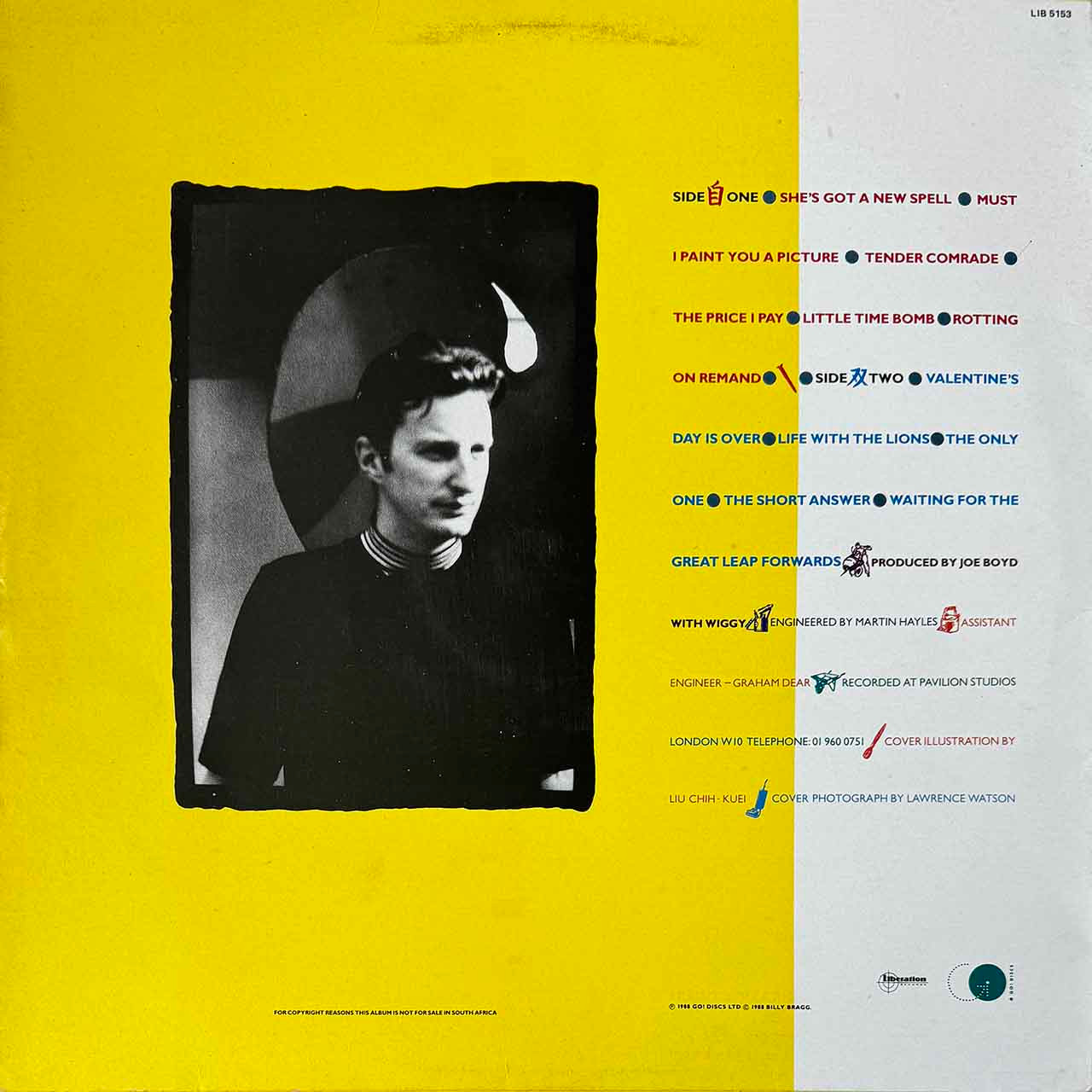Billy Bragg - Workers Playtime (LP) - Second Hand Vinyl Record