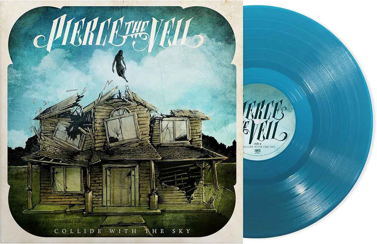 Pierce The Veil - Collide With The Sky (LP) - Sea Blue Vinyl Record