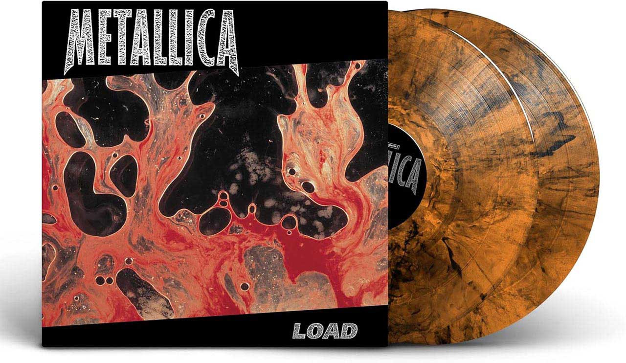 Metallica - Load (2LP) - Orange W/ Black Smoke Vinyl Record