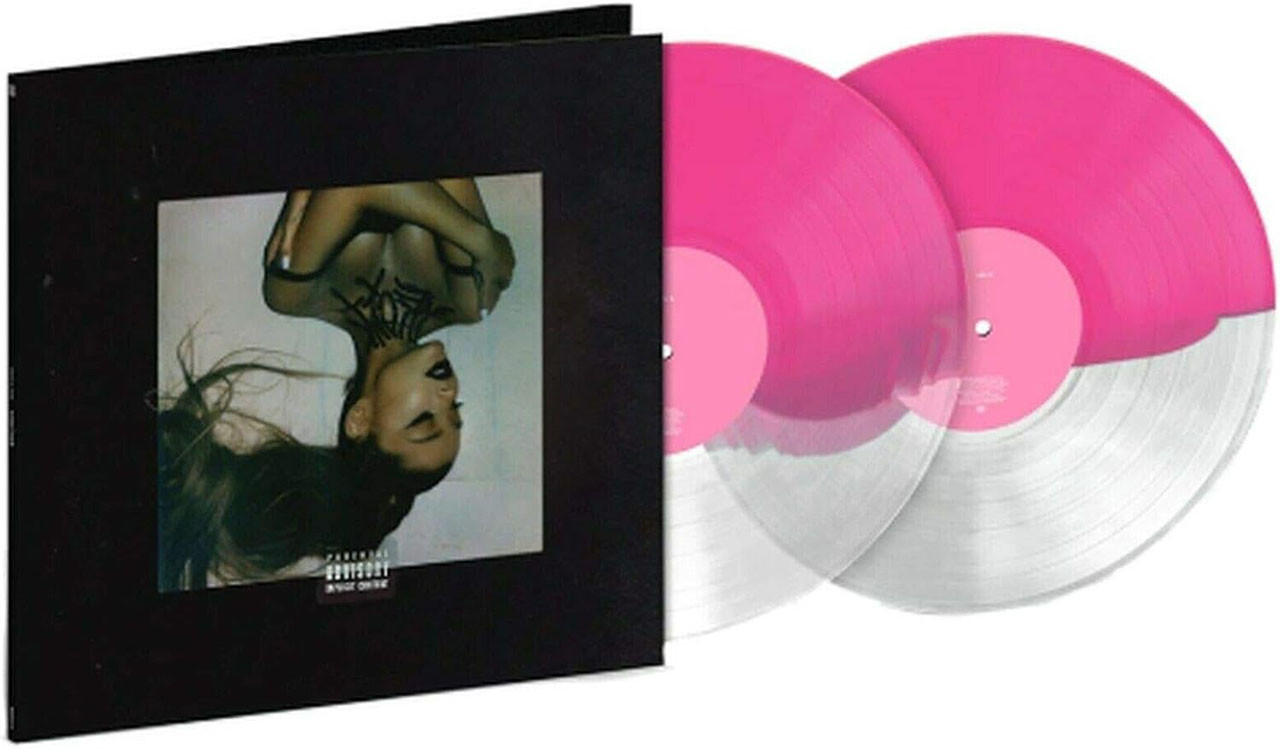 Ariana Grande - Thank U, Next (2LP) - Pink/Clear Split Vinyl Record