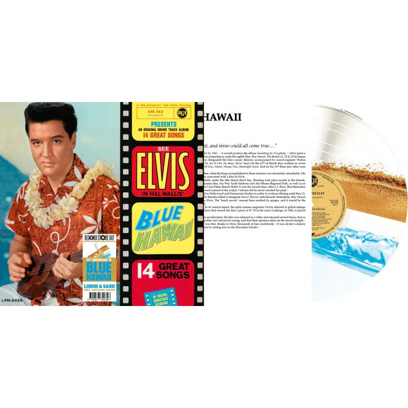 Elvis Presley - Blue Hawaii (LP) - RSD 2026 Blue Liquid & Sand